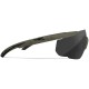 Saber Advanced OD (Clear/Smoke/Rust), Next-Gen Tactical Eyewear with Ballistic-Grade Performance